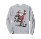 Santa Playing Soccer 90S Holiday Sweatshirt - Streetwear Style Men Women