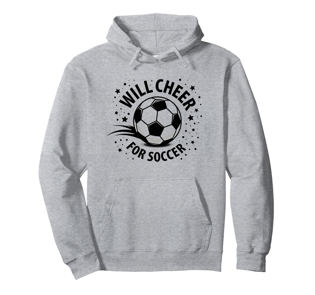 Will Cheer Soccer Spirited Fan Sports Hoodie - Streetwear Style Unisex