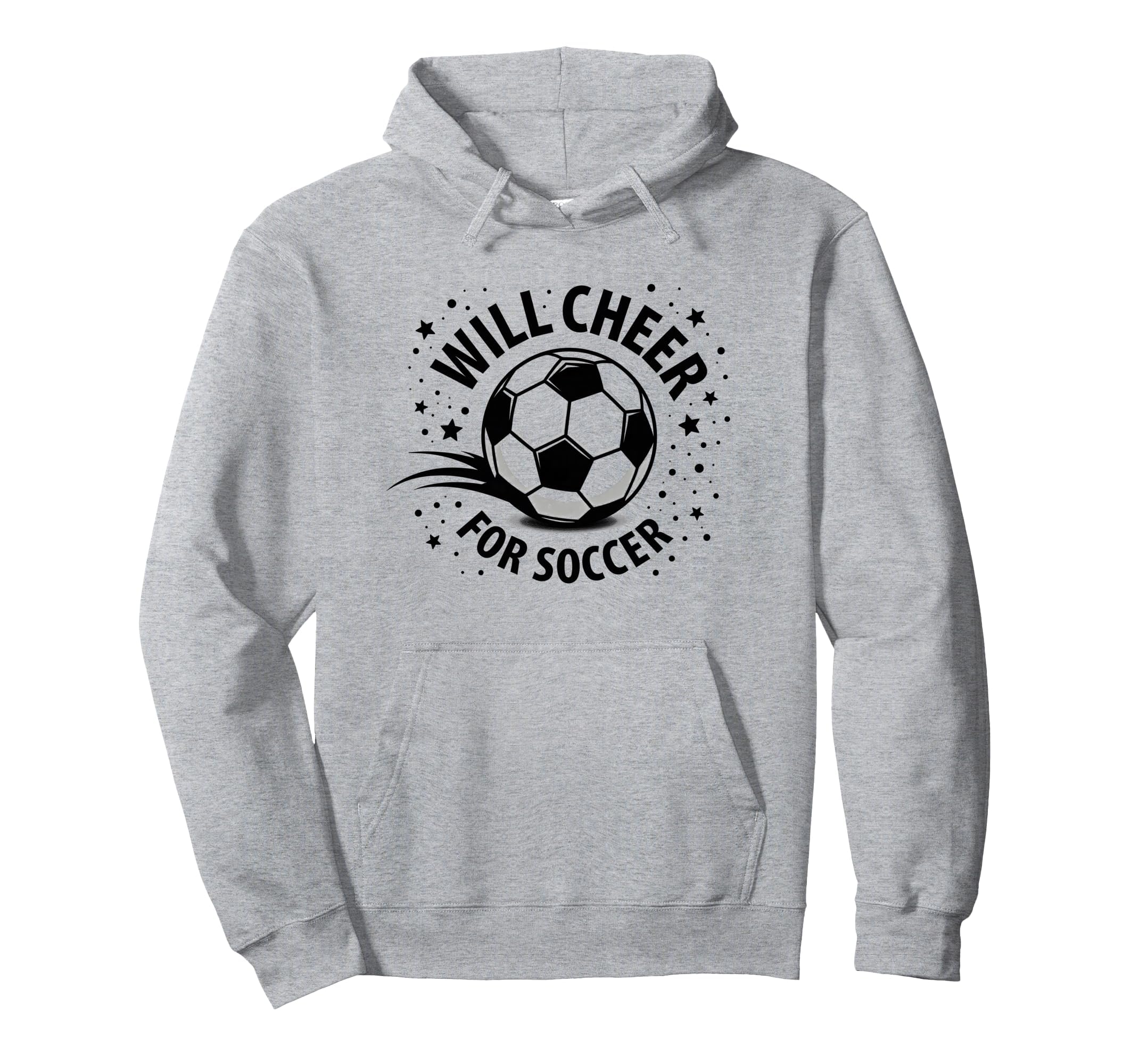Will Cheer Soccer Spirited Fan Sports Hoodie - Streetwear Style Unisex