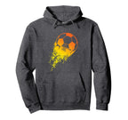 Soccer Player Sports Soccer Hoodie - Minimalist Print Men Women