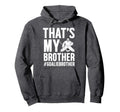Proud Hockey Goalie Brother Hockey Hoodie - Aesthetic Graphic Unisex