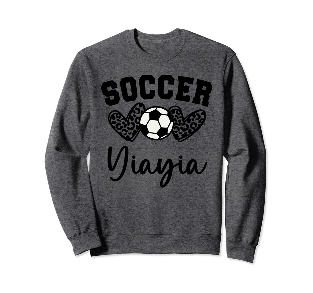 Soccer Yiayia Matching Family Soccer Sweatshirt - Trendy Graphic Unisex