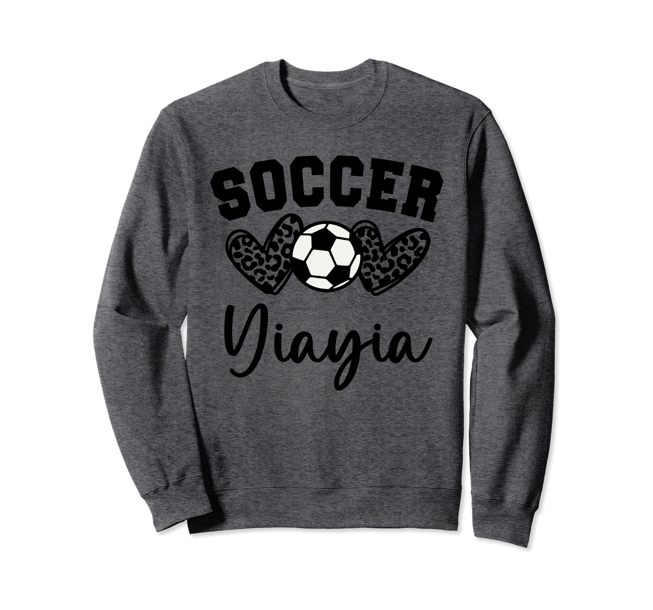 Soccer Yiayia Matching Family Soccer Sweatshirt - Trendy Graphic Unisex