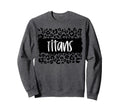 Titans Team Mascot School Spirit Game Sweatshirt - Minimalist Print Unisex