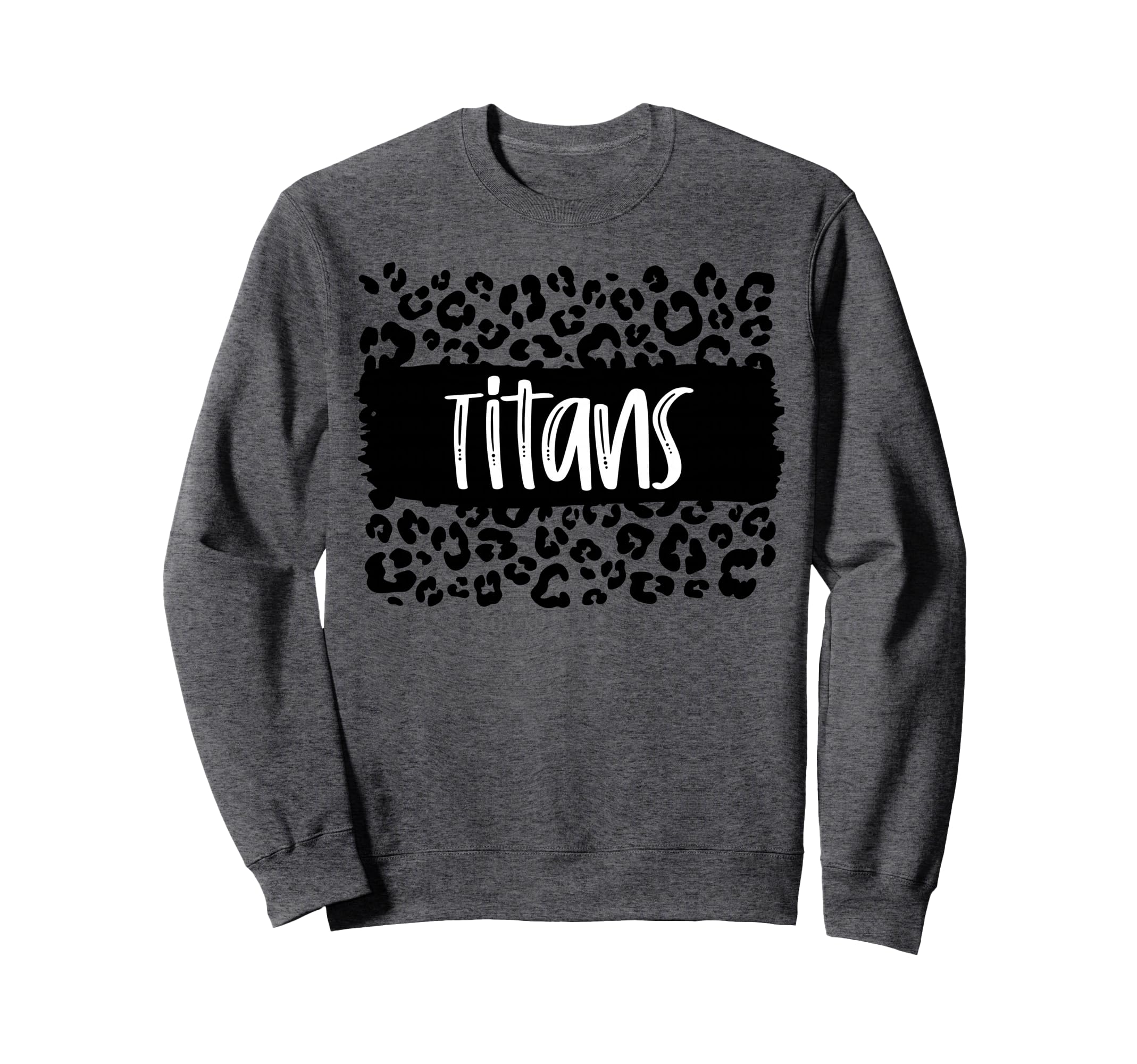 Titans Team Mascot School Spirit Game Sweatshirt - Minimalist Print Unisex
