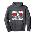 Soccer Keeper Mom Will Yell Mom Hoodie - Casual Everyday Wear Unisex