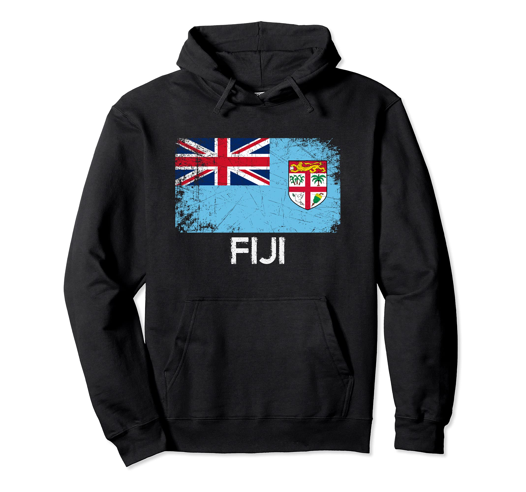 Fijian Flag Made Fiji Gift Hoodie - Custom Art Print Unisex