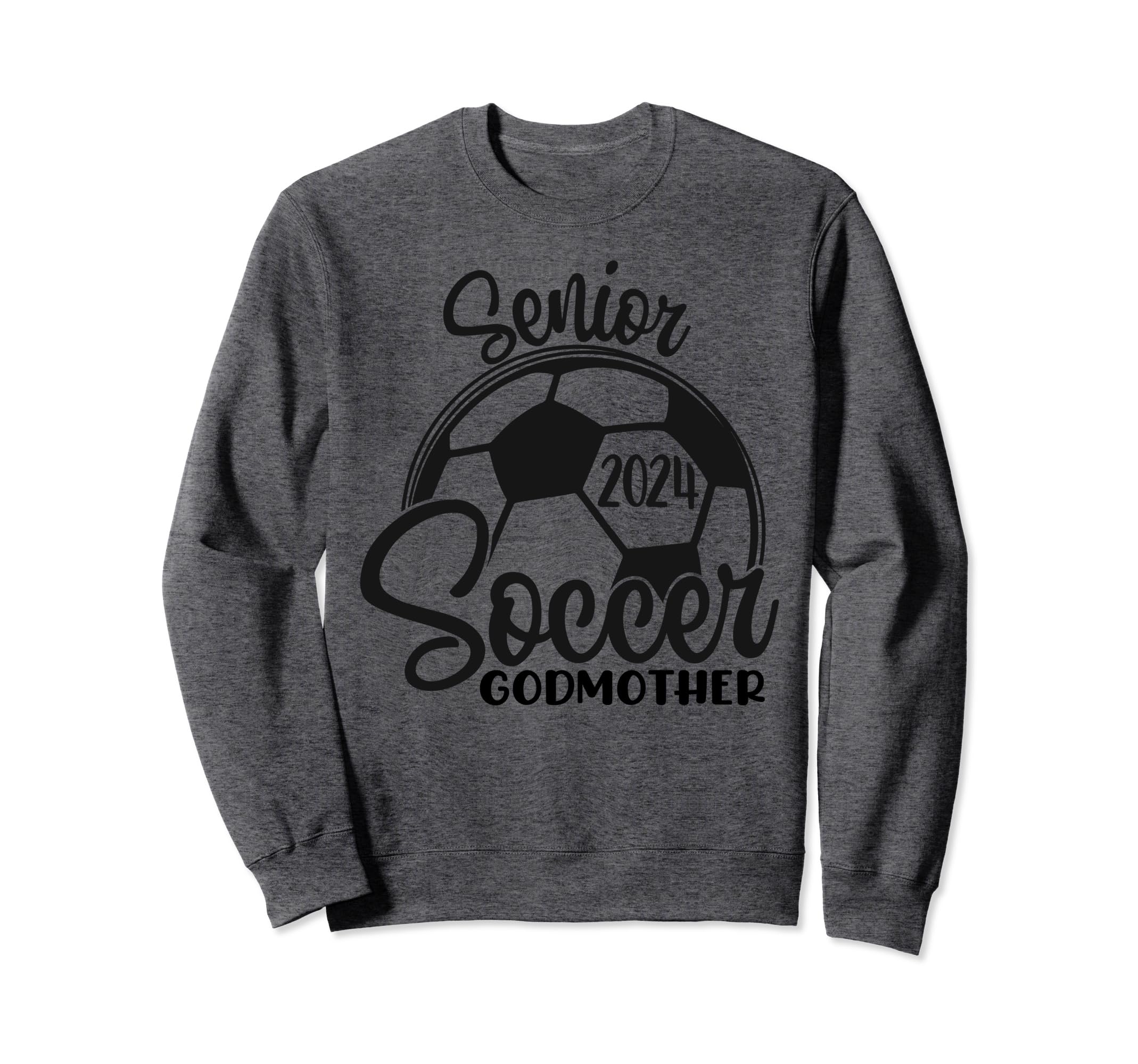 Senior Soccer Godmother 2024 Sweatshirt - Custom Art Print for Adults
