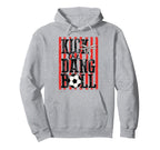 Kick Dang Ball Coquette Bow Soccer Mama Hoodie - Graphic Print for Adults
