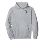 Soccer Player Heart Soccer Ball Heart Hoodie - Novelty Apparel Unisex