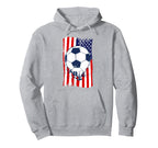 Usa Flag Football Hoodie - Unique Graphic Men Women