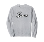 Love Soccer Ball Heart Soccer Mom Sweatshirt - Graphic Print for Adults
