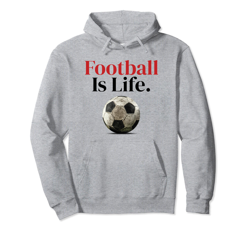 Futbol Is Life Soccer Fans Related Hoodie - Minimalist Print Unisex