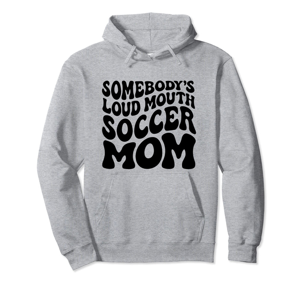 Somebodys Loud Mouth Soccer Mom Wavy Hoodie - Custom Art Print Men Women
