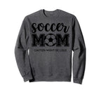 Soccer Mom Mom Life Mom Sweatshirt - Aesthetic Graphic Unisex