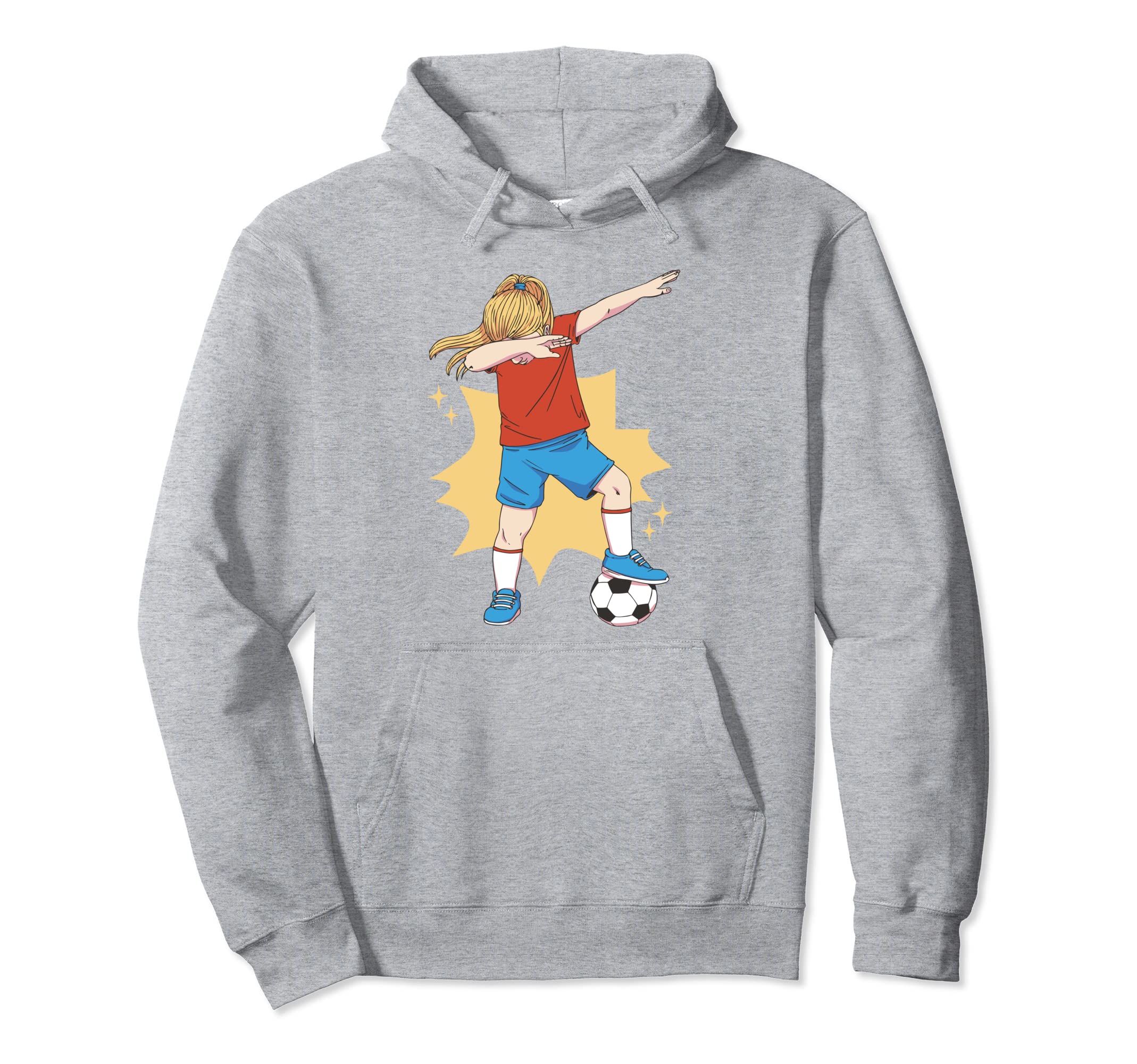 Dabbing Soccer Hoodie - Custom Art Print Unisex
