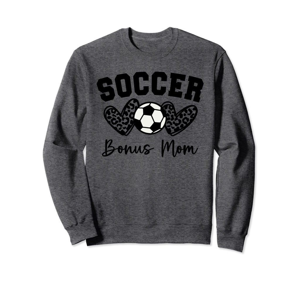 Soccer Bonus Mom Matching Family Sweatshirt - Aesthetic Graphic for Adults