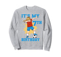 Its My 7Th Birthday Soccer Sweatshirt - Streetwear Style for Adults
