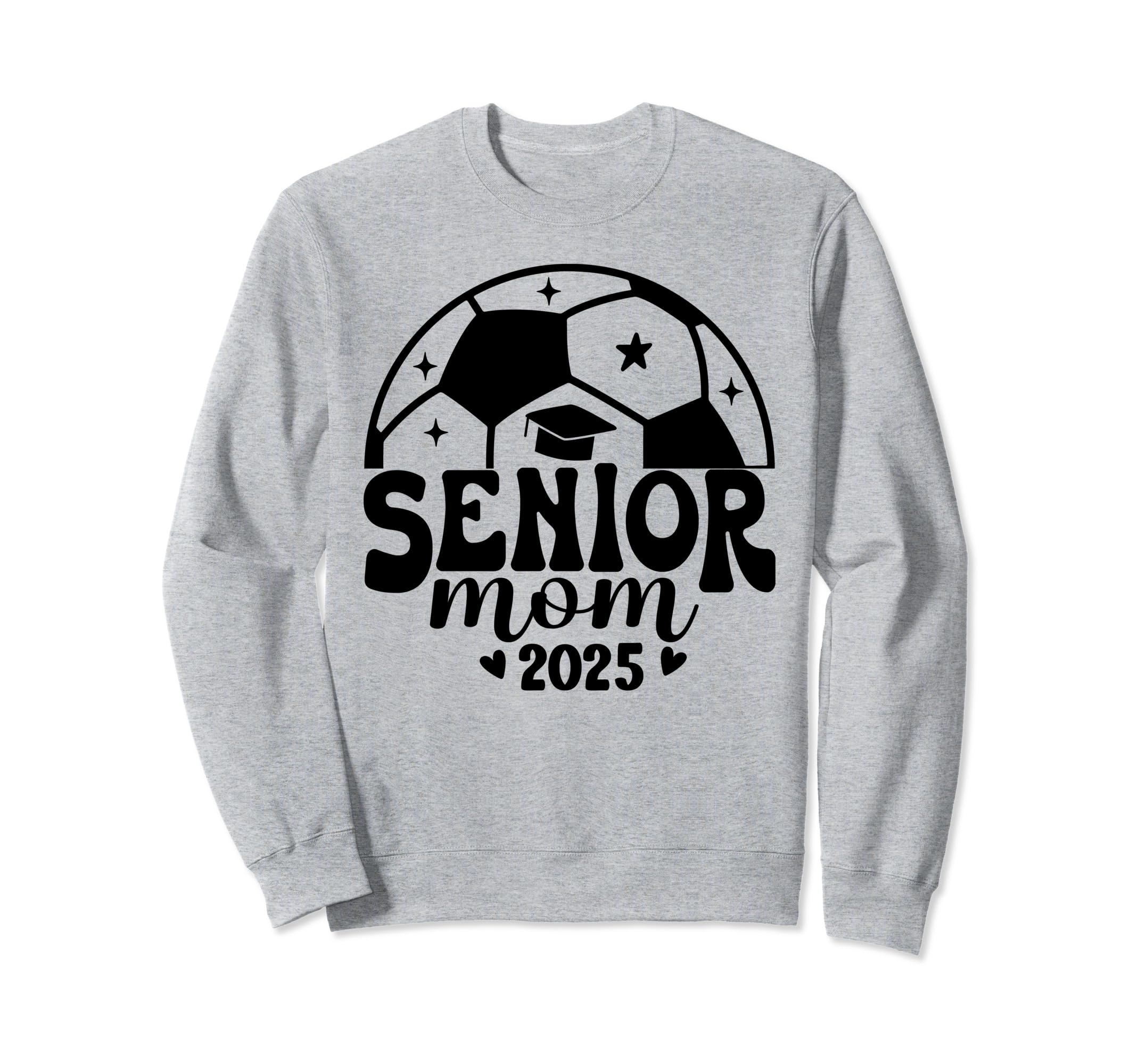 Senior Mom Soccer Class 2024 Womens Sweatshirt - Graphic Print Men Women