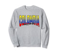 Colombian Flag Pride Colombia Sweatshirt - Custom Art Print for Adults