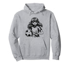 Funny Manga Comic Soccer Football Hoodie - Casual Everyday Wear for Adults