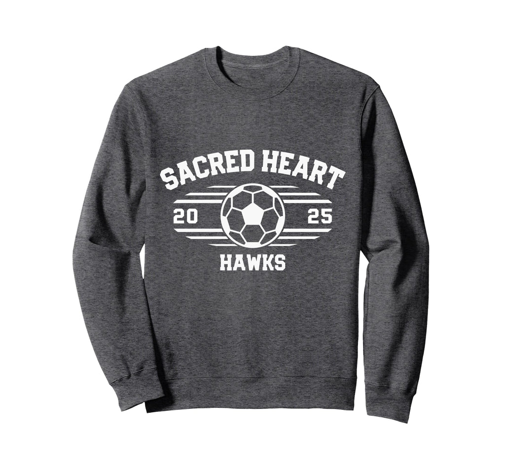 Sacred Heart Hawks Soccer Ball 2025 Sweatshirt - Streetwear Style Men Women