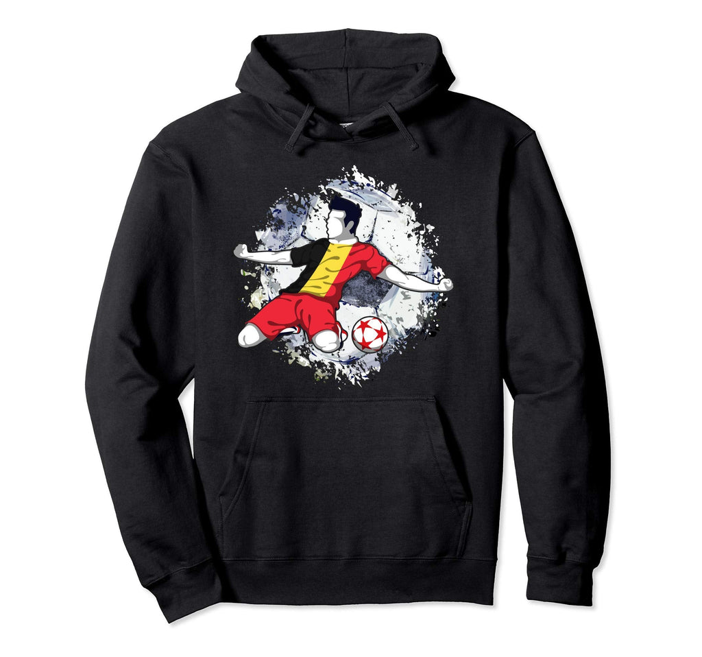 Belgium Soccer Belgian National Flag Hoodie - Novelty Apparel Men Women