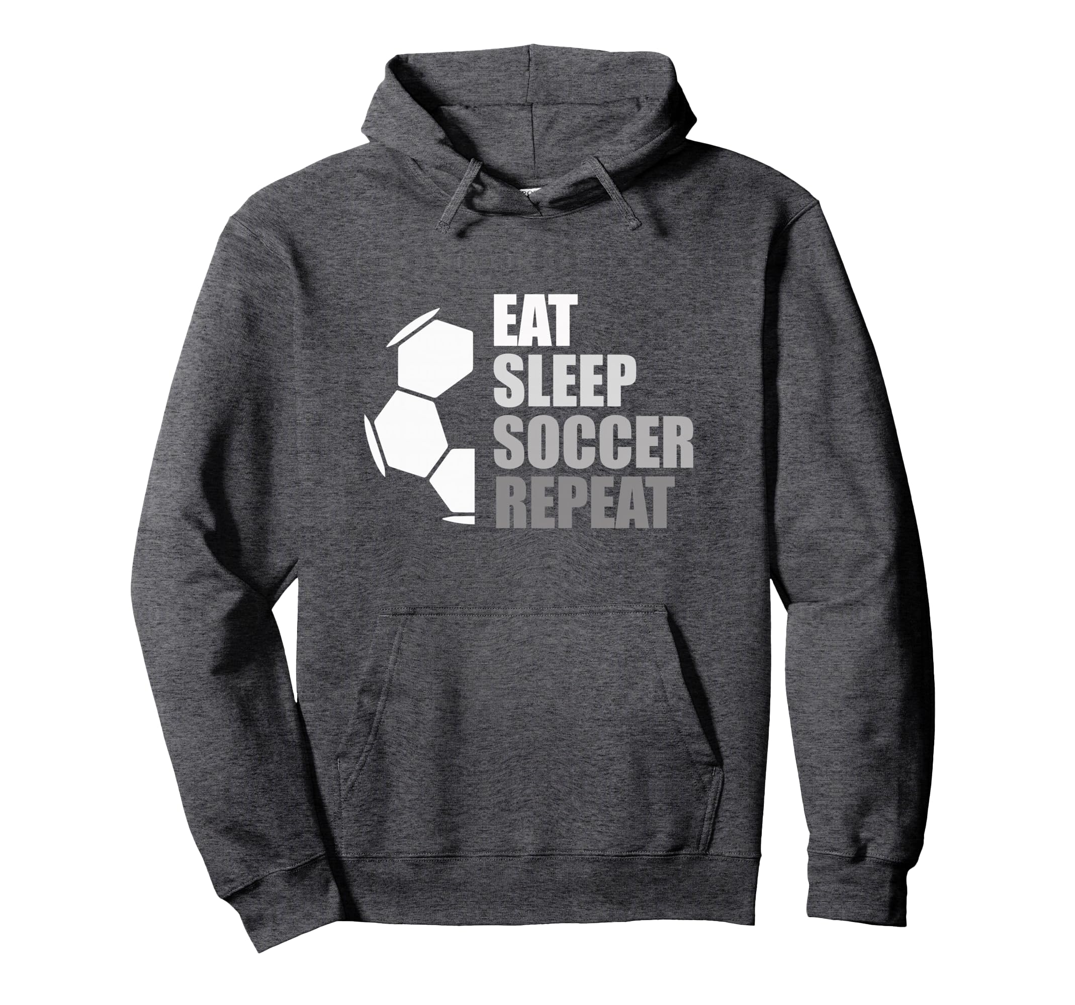 Eat Sleep Soccer Repeat Funny Soccer Hoodie - Custom Art Print Men Women