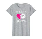 Soccer Mom Love Heart Mama Mommy T-Shirt - Custom Art Print for Adults