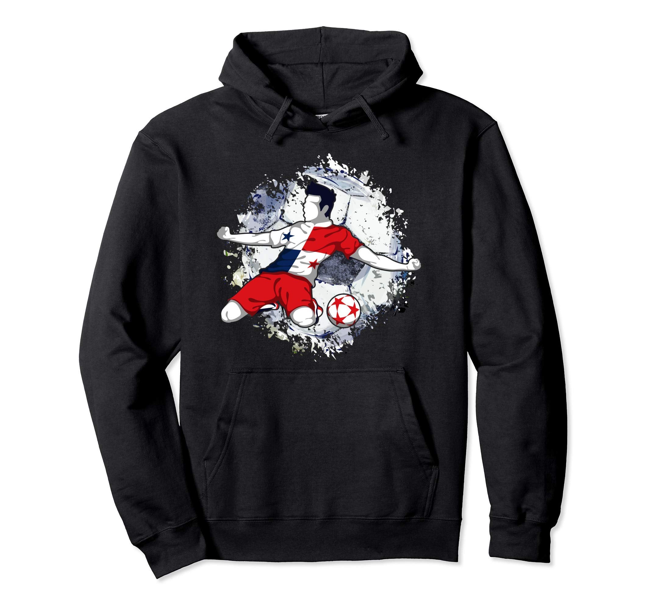 Panama Soccer Panamanian National Flag Hoodie - Unique Graphic for Adults