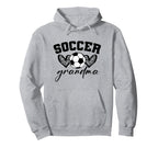 Soccer Grandma Leopard Hearts Hoodie - Casual Everyday Wear for Adults