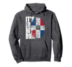 Its My Dna Dominican Gifts Proud Hoodie - Trendy Graphic Men Women