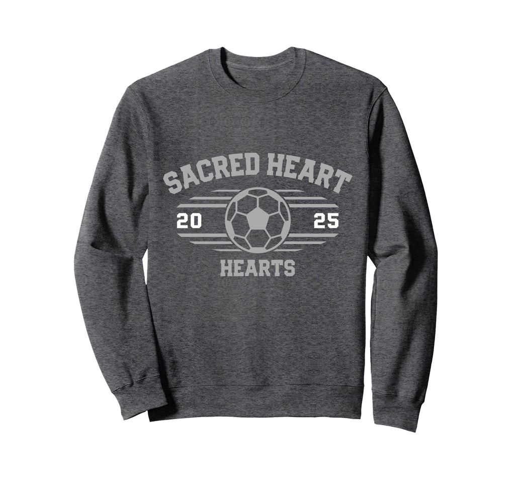 Sacred Heart Hearts Soccer Ball Sweatshirt - Custom Art Print Men Women