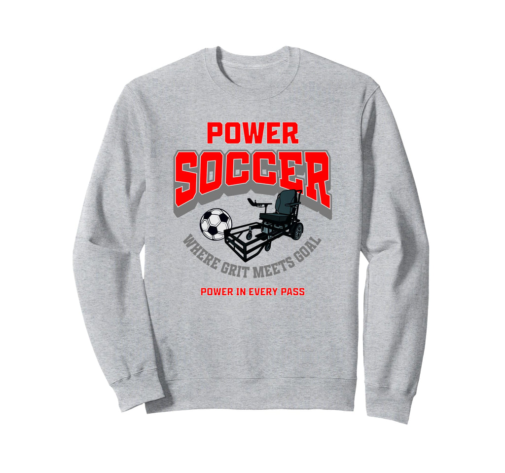 Power Soccer Football Team Sweatshirt - Custom Art Print for Adults