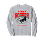 Power Soccer Football Team Sweatshirt - Custom Art Print for Adults