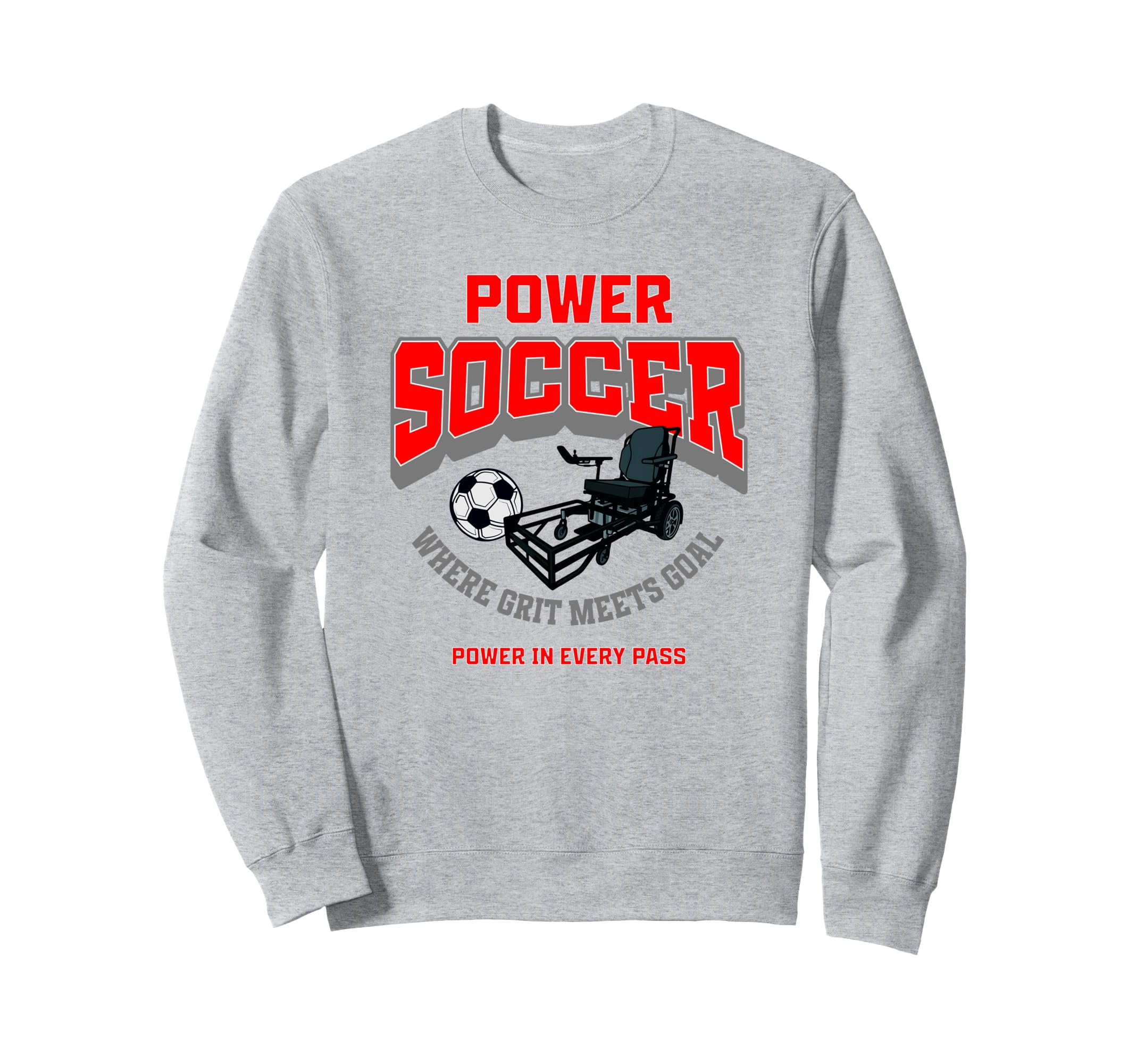 Power Soccer Football Team Sweatshirt - Custom Art Print for Adults