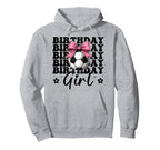 Birthday Soccer Soccer Mom Coquette Bow Hoodie - Novelty Apparel for Adults