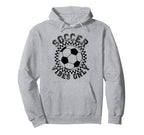 Groovy Soccer Womens Soccer Hoodie - Custom Art Print Men Women