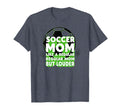 Soccer Mom Like Regular Mom But Sweatshirt - Minimalist Print Unisex