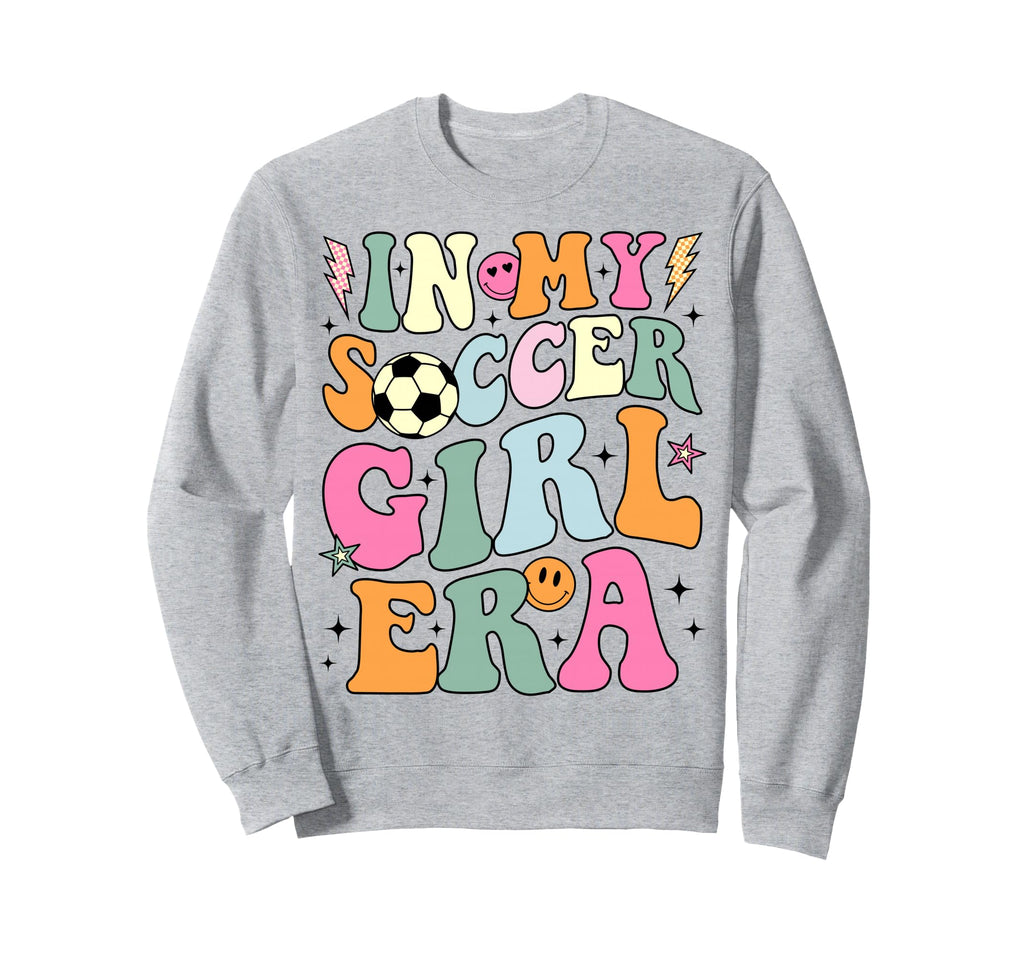 My Soccer Era Groovy Soccer Sweatshirt - Aesthetic Graphic Men Women