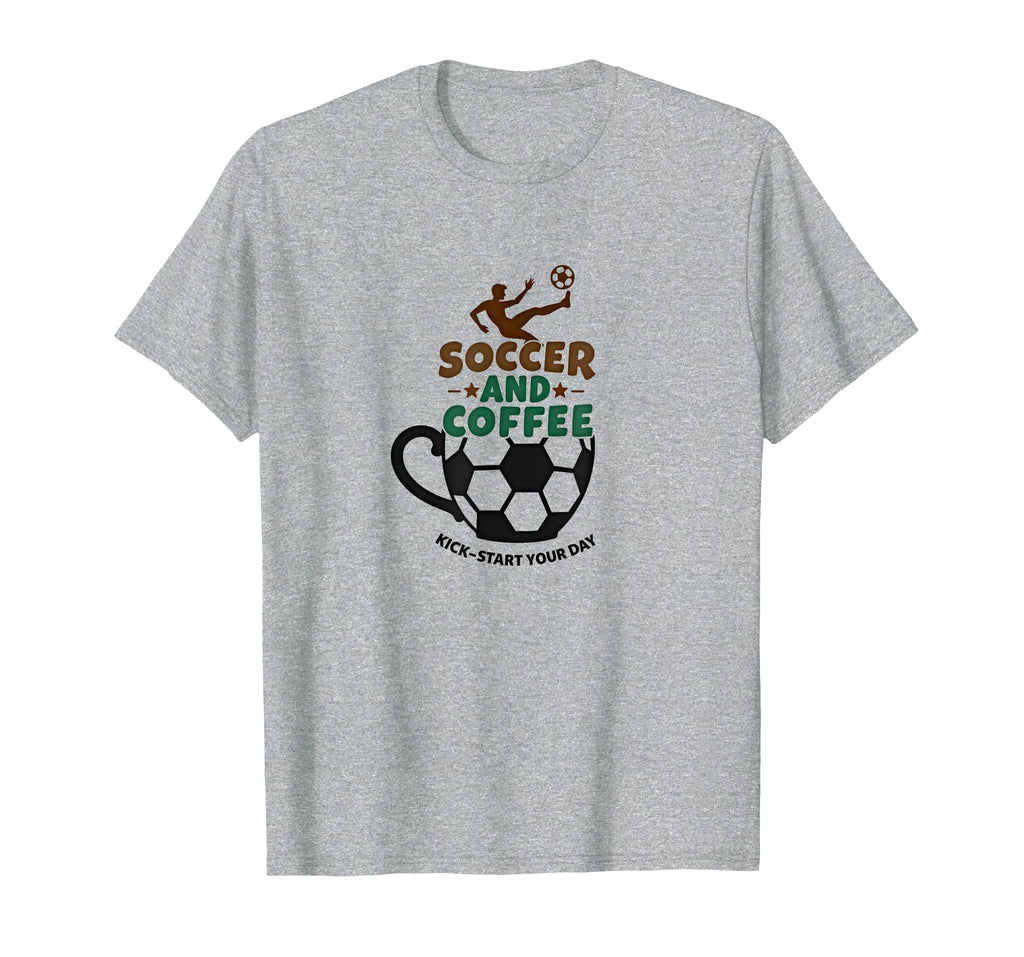Soccer Mom Soccer And Coffee Kick Start Sweatshirt - Trendy Graphic Unisex
