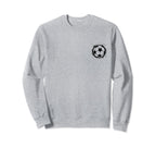 Soccer Player Ball Sports Sweatshirt - Custom Art Print for Adults
