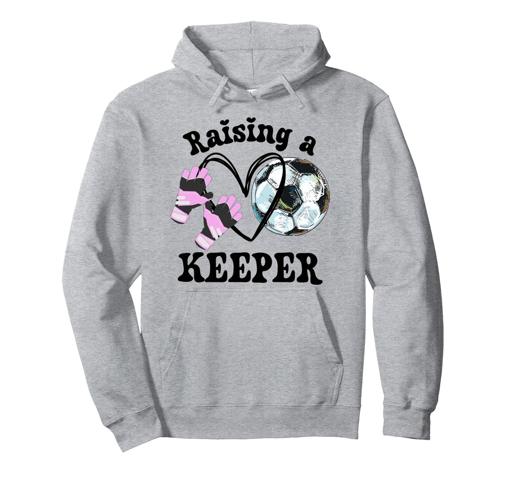 Keeper Mom Goalkeeper Soccer Mama Hoodie - Fun Novelty Design for Adults