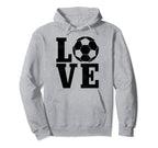Soccer Player Love Soccer Hoodie - Casual Everyday Wear for Adults