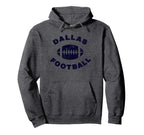Dallas Distressed Football Sports Hoodie - Minimalist Print Men Women