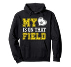 My Heart Is That Field Funny Crazy Soccer Hoodie - Graphic Print Men Women