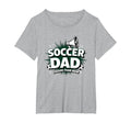 Soccer Dad Louder Than Mom Womens T-Shirt - Streetwear Style Men Women