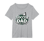 Soccer Dad Louder Than Mom Womens Plus T-Shirt - Aesthetic Graphic Unisex