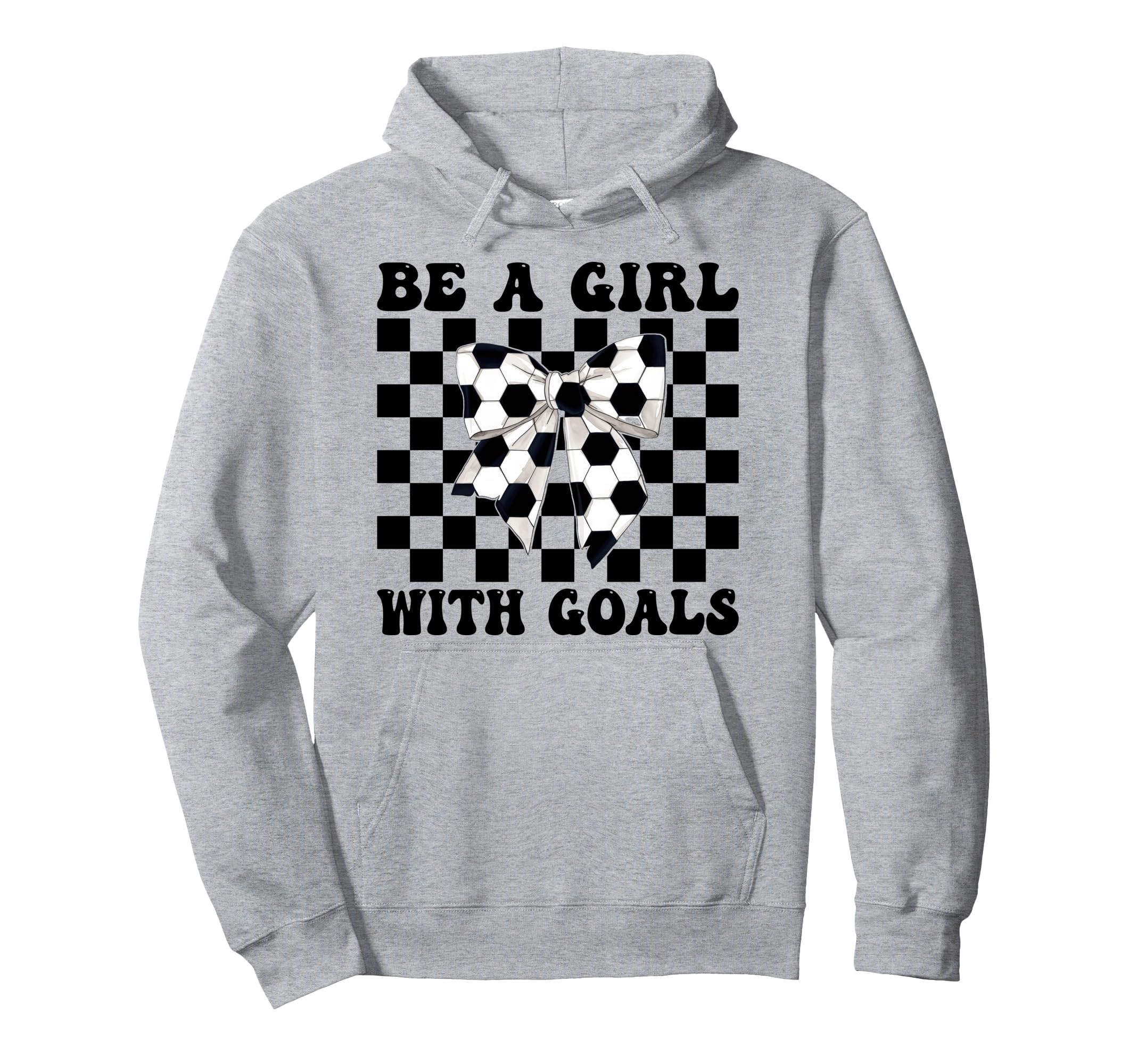 Soccer Coquette Be Goals Hoodie - Unique Graphic for Adults
