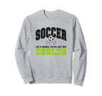 Soccer Sister Soccer Player Sweatshirt - Custom Art Print for Adults